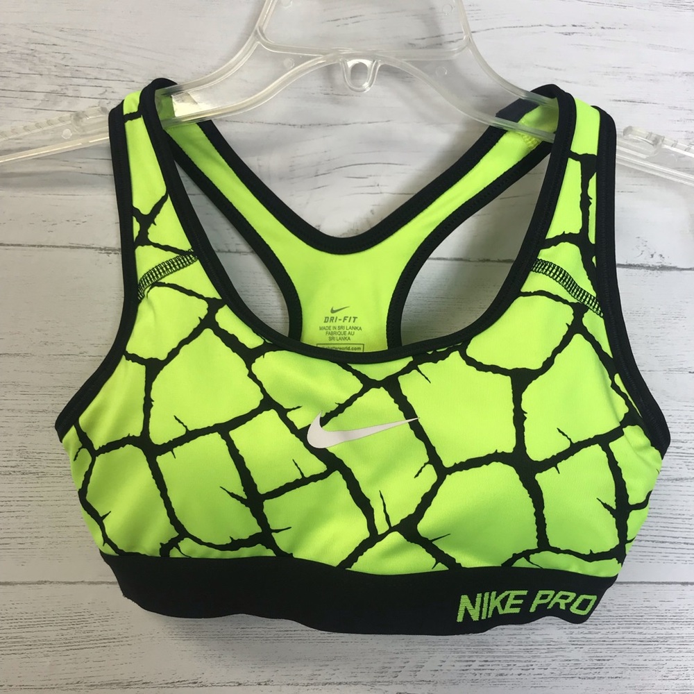 NIKE PRO Neon Racerback Sports Bra